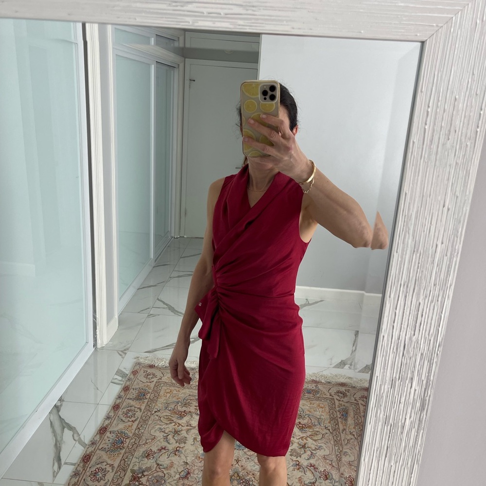 All saints satin/silk elegant dress